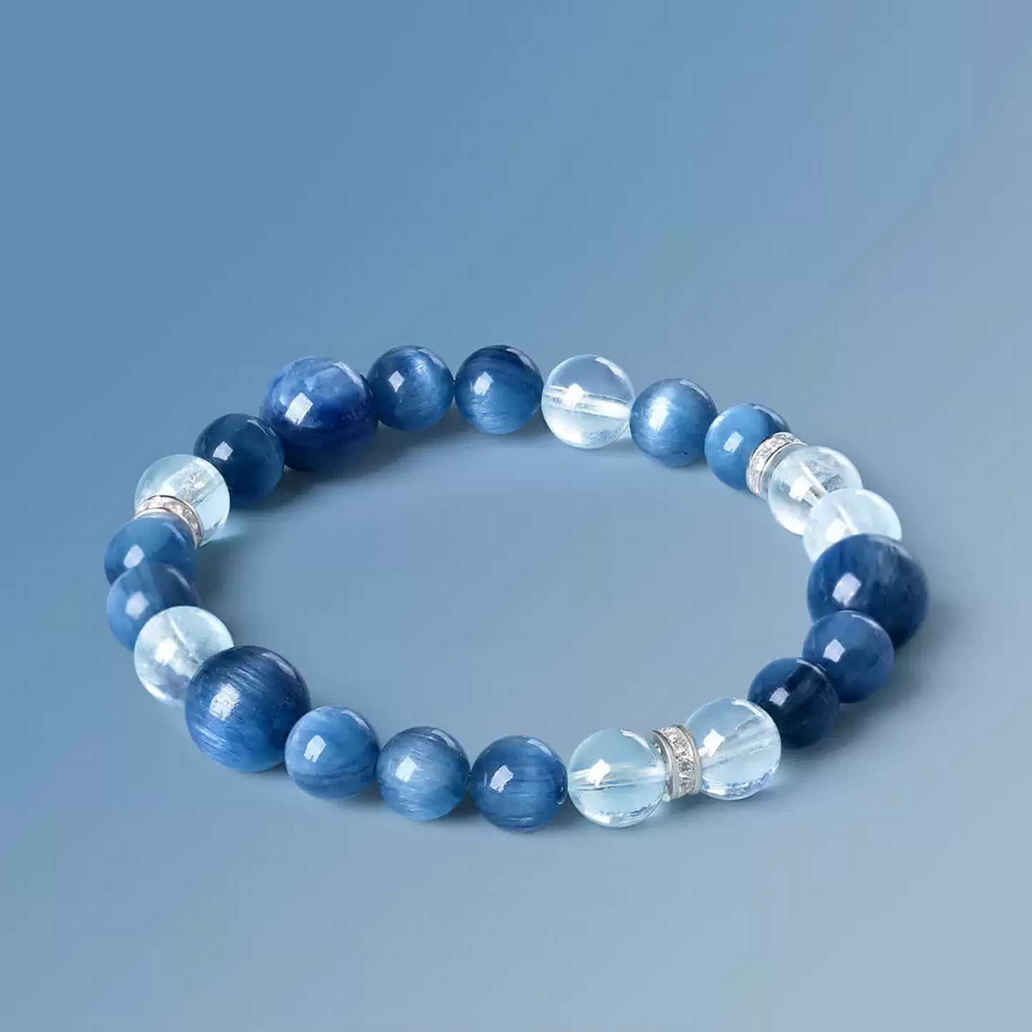 Natural Kyanite Crystal Bracelet - Water Element